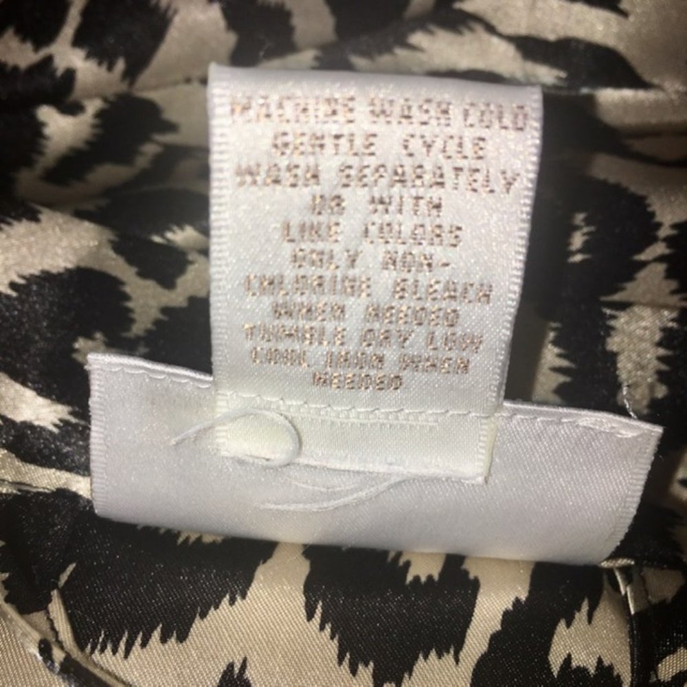 Intimate Essentials Robe Leopard Animal Print Large - Picture 5 of 6